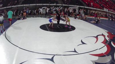 56-63 lbs Champ. Round 3 - Jeffrey LaPorte, Montana vs Wyatt Behm, Idaho