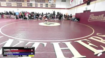 145 lbs Cons. Round 3 - Audrey Estrada, Unattached vs Shannon Clearly, Skyline College