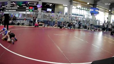 58 lbs Quarterfinal - Collin Gandee, North DeSoto Wrestling Academy vs Eli Benjamin, Alamo City Wrestling Club