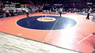 1A 150 lbs Cons. Round 2 - Gianni Panozzo, Clifton (Central) vs Henry Hildreth, Stillman Valley