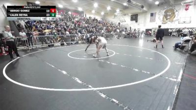 150 lbs Semifinal - Sergio Gomez, St. John Bosco vs Calen Reyna, Servite