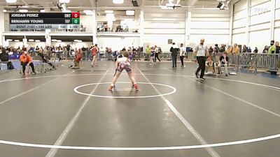 106 lbs Round Of 16 - Jordan Perez, Smittys Wrestling Barn vs Benjamin Young, Top Flight Wr Ac