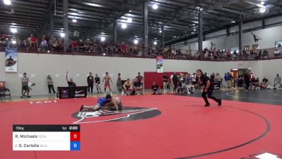 70 kg Round Of 32 - Ryan Michaels, Young Guns Wrestling Club vs Samuel Cartella, Wildcat Wrestling Club