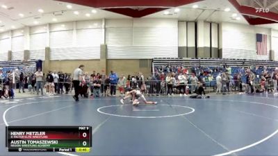 86 lbs Cons. Round 3 - Austin Tomaszewski, Region Wrestling Academy vs Henry Metzler, X-Factor Elite Wrestling