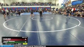 120 lbs Semifinal - Jaxson Freeman, Caldwell vs Tyler Irish, Rocky Mountain