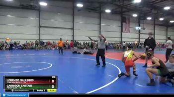 130 lbs Round 2 (6 Team) - Garrison Sartain, Poway Elite vs Lorenzo Gallegos, Team New Mexico