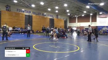 160 lbs Consolation - Timmy Kacius, Torrance vs Jose Granados, Sylmar Charter