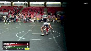 100 lbs Round 2 (4 Team) - Sanchir Edington, Donahue WA vs Obadiah Willis, Team Gotcha