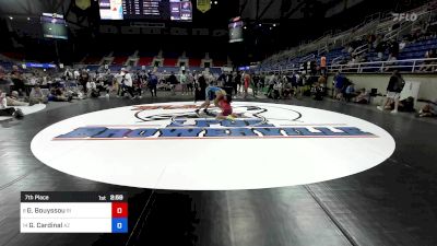 144 lbs 7th Place - Gabriel Bouyssou, RI vs Gus Cardinal, AZ