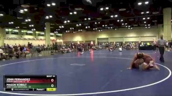 160 lbs Round 3 (10 Team) - Mason Kobelt, John Glenn Wrestling vs John Fernandez, Eagles Wrestling C2