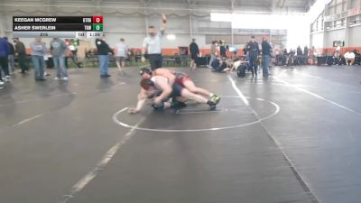 215 lbs Finals (2 Team) - Keegan McGrew, Gettysburg vs Asher Swerlein, Team Kaizen Wrestling