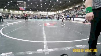 85 lbs Quarterfinal - Porter Adams, St. Paris Graham vs Cruz Rosales, Central Catholic