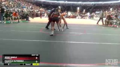 144-5A Quarterfinal - Maximus Gutierrez, Adams City vs Jesse Hinkle, Ponderosa