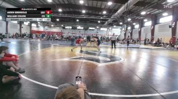141 lbs Round 2 (12 Team) - William Colvin, Curby Training Center vs Aiden Ebersole, Cow Valley