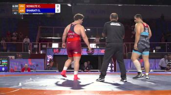130 kg Quarterfinal - Cohlton Schultz, USA vs Sabah Shariati, AZE