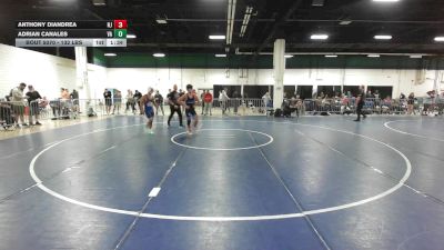 132 lbs Round Of 128 - Anthony DiAndrea, NJ vs Adrian Canales, VA