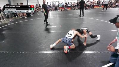 67 lbs Round 2 (6 Team) - Spencer Mattson, MF vs Beto Laurido, Reverence United