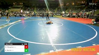 43 lbs Semifinal - Mason Maughan, Mat Demon Wrestling Club vs Kai Burns, MTC