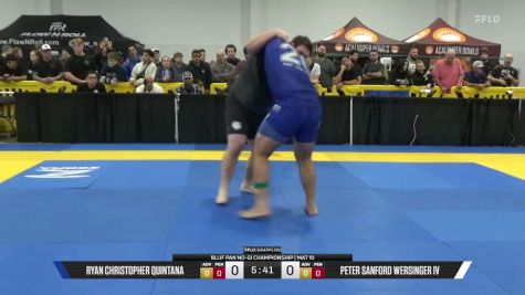 Ryan Christopher Quintana vs Peter Sanford Wersinger IV 2026 Pan IBJJF Jiu-Jitsu No-Gi Championship
