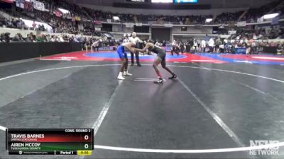 7A 157 lbs Cons. Round 2 - Airen McCoy, Tuscaloosa County vs Travis Barnes, Smiths Station Hs