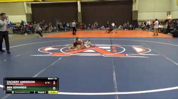141 lbs Quarterfinal - Ben Edwards, Trine vs Zachery Anderson, Baldwin Wallace