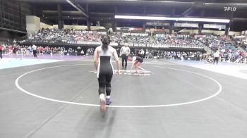 130 lbs Champ. Round 1 - Haley Stucky, Goddard HS vs Kaitlyn Allen, Pittsburg HS
