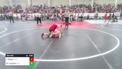 132 lbs Semifinal - Jaysen Skeen, Team Grand Valley Elite vs Matthew Longdon, NM Bad Boyz