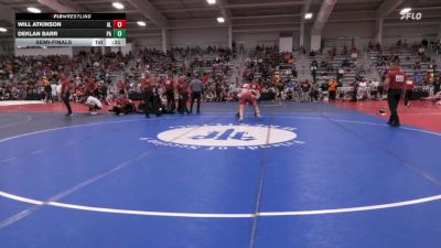 120 lbs Semifinal - Will Atkinson, AL vs Deklan Barr, PA