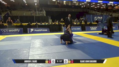 Blake John Caulkins vs Andrew I. Sajko 2026 Pan Jiu Jitsu IBJJF Championship