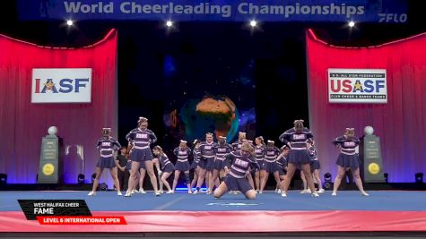 West Halifax Cheer - Fame [2025 L6 International Open Semis] 2025 The Cheerleading Worlds
