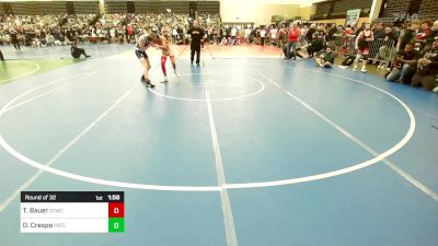 108-H lbs Round Of 32 - Travis Bauer, Shore Thing WC vs Damian Crespo, Patchogue