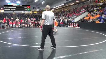 215 lbs Quarterfinal - Wyatt Bearman, Nashua-Plainfield vs Andrew Devlin, Jesup