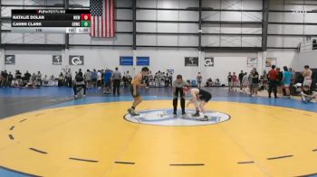 106 lbs 1 - Caden Clark, GREAT BRIDGE WRESTLING CLUB vs Natalie Dolan, WAXHAW WRESTLING