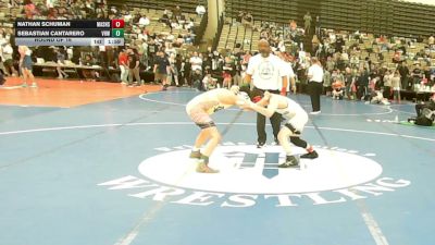115-H lbs Round Of 16 - Nathan Schuman, Mat Assassins vs Sebastian Cantarero, Vougar's Honors Wrestling