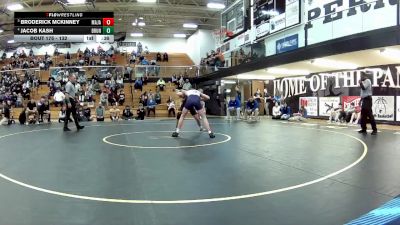 132 lbs 3rd Place Match - Broderick McKinney, Mass. Jackson vs Jacob Kash, Brunswick