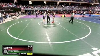 5A 145 lbs Champ. Round 1 - Lily Doyle, Argyle vs Bronwyn Sadlier, McAllen