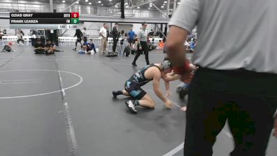 132 lbs Finals (8 Team) - Ozias Gray, Team Shutt B Team vs Frank Leanza, Freakztyle Wrestling