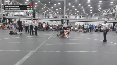 165 lbs Semis & 1st Wrestleback (8 Team) - Jack Chamberlain, Steller Trained Cad Bane vs Samuel Almedina, Mat Assassins Black