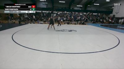 285 lbs Quarterfinal - Jake Pomykata, Johns Hopkins vs Micah Martinez, Messiah