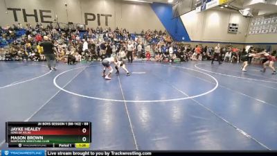 88 lbs Cons. Round 2 - Mason Brown, Northside Wrestling Club vs Jayke Healey, Sons Of Atlas