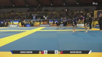 Lorenzo Campioni vs Argyris Inglesis 2026 IBJJF European NoGi