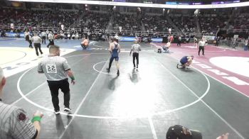 II-175 lbs Champ. Round 2 - Landen Gadway, Saranac vs Sebastian Mayer, Cold Spring Harbor