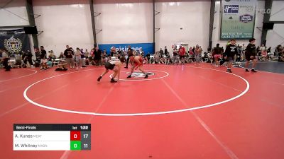 129 lbs Semifinal - Aiden Kunes, Meatballs vs Mason Whitney, Mat Assassins Black