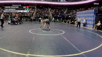 3A 126 lbs Champ. Round 1 - Keaton Crawford, Union Pines vs Kail Burnette, Pisgah High School