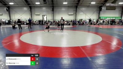50 lbs Semifinal - Jack Rykowski, Morris Fitness Orange vs Samuel Monroe, Teknique Wrestling