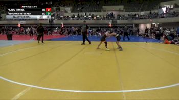 105 lbs Quarterfinal - Ladd Riopel, Spearfish vs Brooks Ritscher, Big Game Wrestling Club
