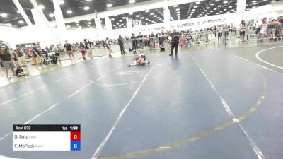 64 lbs Rr Rnd 3 - Giselle Soto, Savage House WC vs Finley McPeck, Matsu Matmen