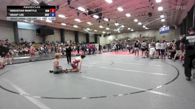 120 lbs Consolation - Sebastian Mantyla, Grindhouse Wrestling vs Grant Lee, South Effingham Mustang Wrestling Club