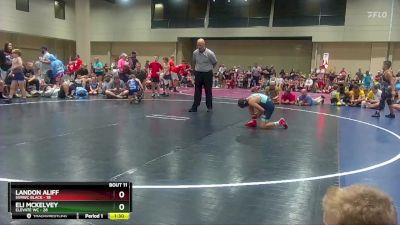 85 lbs Round 3 (8 Team) - Eli McKelvey, Elevate WC vs Landon Aliff, SVRWC Black