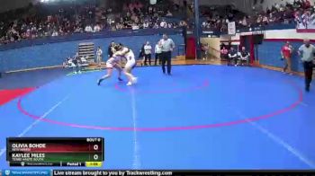 145 lbs Champ. Round 1 - Olivia Bohde, New Haven vs Kaylee Miles, Terre Haute South